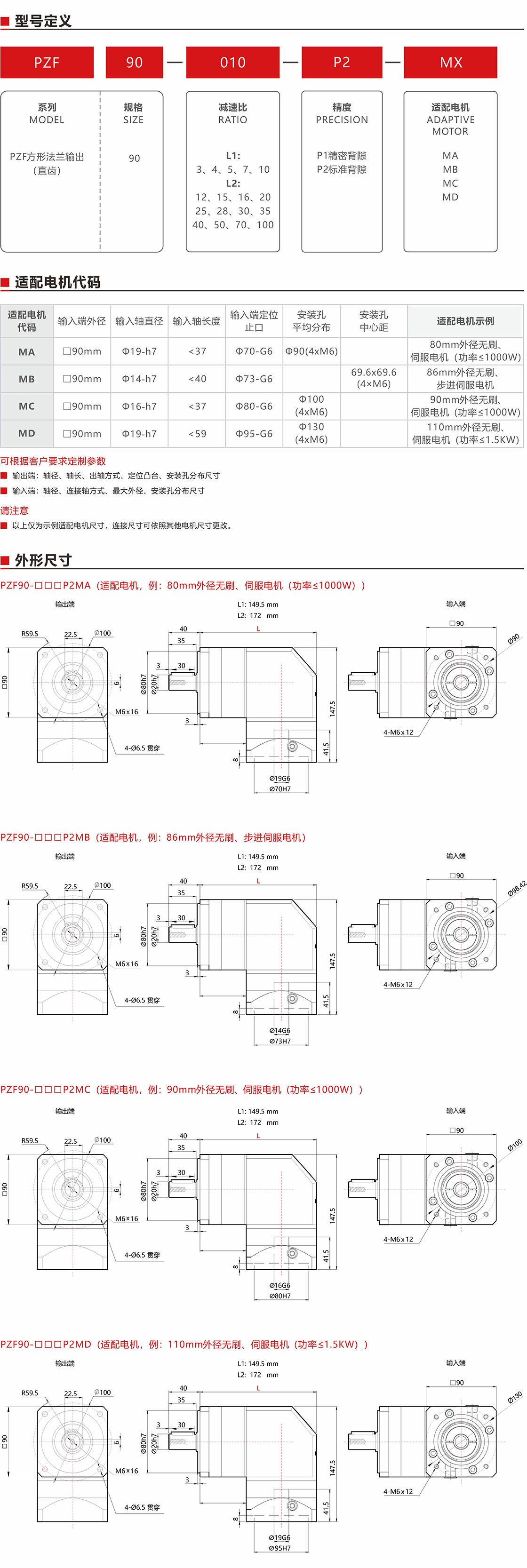 PZF90直角減速機，減速箱產(chǎn)品詳情.jpg