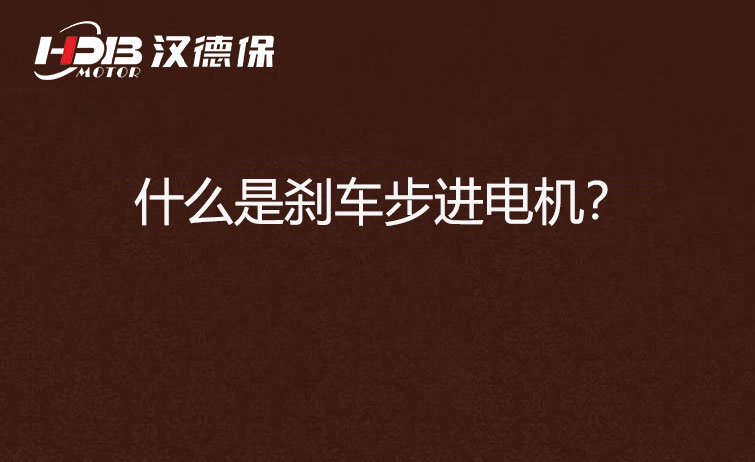 什么是剎車步進(jìn)電機(jī)?